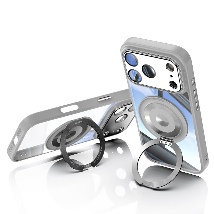 For iPhone 17 Pro Max 360 Holder Magsafe Acrylic Hybrid TPU Phone Case