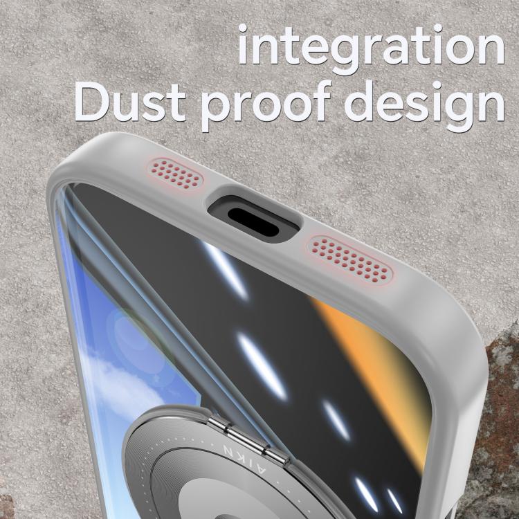 For iPhone 17 Pro Max 360 Holder Magsafe Acrylic Hybrid TPU Phone Case