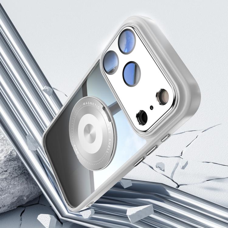 For iPhone 17 Pro Max 360 Holder Magsafe Acrylic Hybrid TPU Phone Case