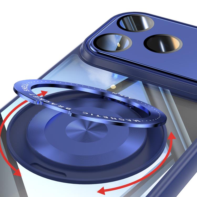 For iPhone 17 Pro Max 360 Holder Magsafe Acrylic Hybrid TPU Phone Case