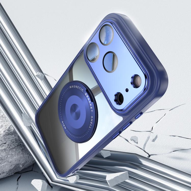For iPhone 17 Pro Max 360 Holder Magsafe Acrylic Hybrid TPU Phone Case