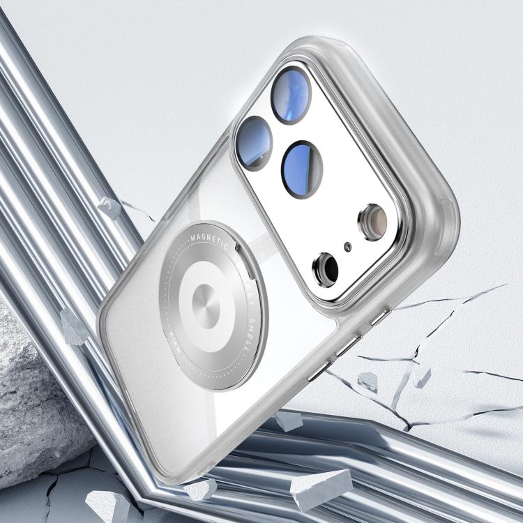For iPhone 17 Pro Max 360 Holder Magsafe Acrylic Hybrid TPU Phone Case