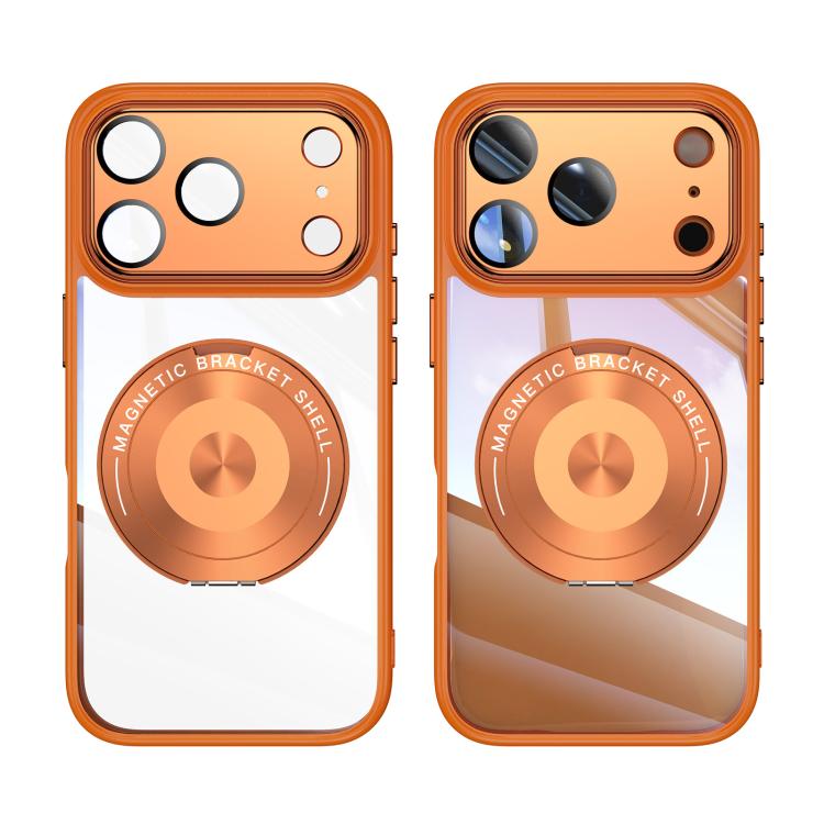 For iPhone 17 Pro Max 360 Holder Magsafe Acrylic Hybrid TPU Phone Case