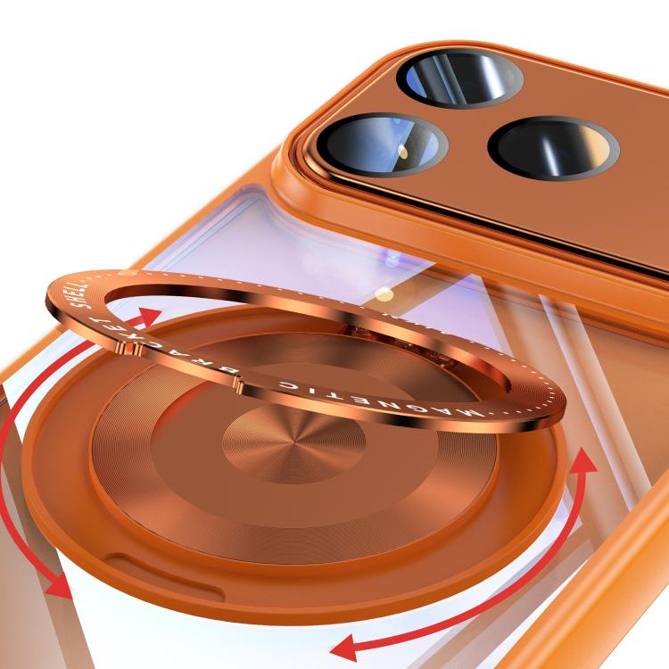 For iPhone 17 Pro Max 360 Holder Magsafe Acrylic Hybrid TPU Phone Case