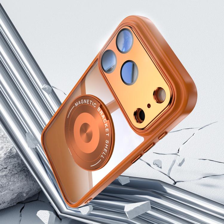 For iPhone 17 Pro Max 360 Holder Magsafe Acrylic Hybrid TPU Phone Case