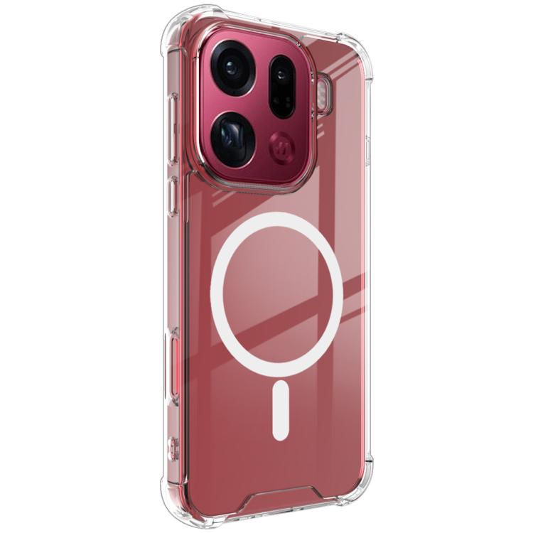 For OPPO Find X9 Pro imak Space Shield PC + TPU Airbag Shockproof MagSafe Phone Case - Transparent