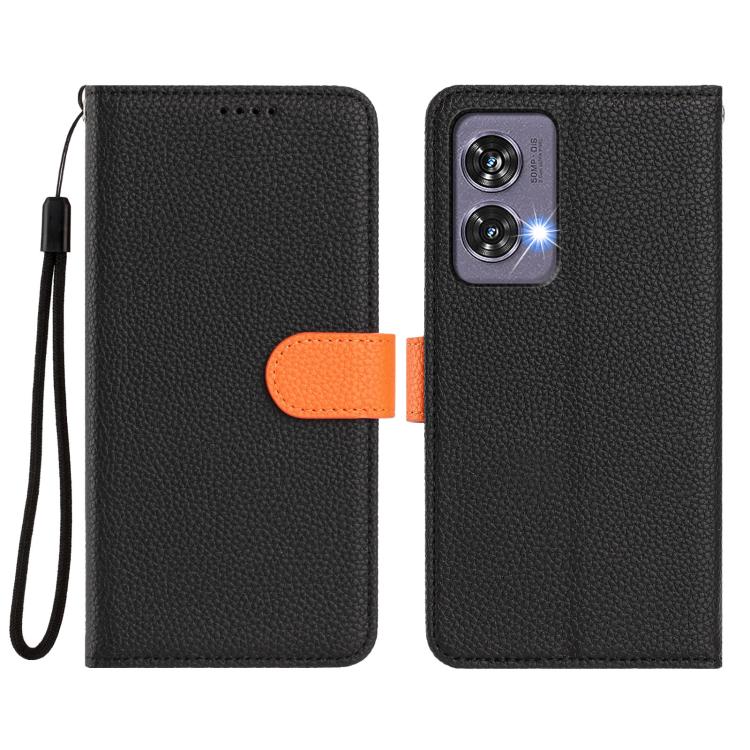 For Motorola Moto G85 5G / S50 Neo Detachable Litchi Texture Magnetic Vegan Leather Phone Case