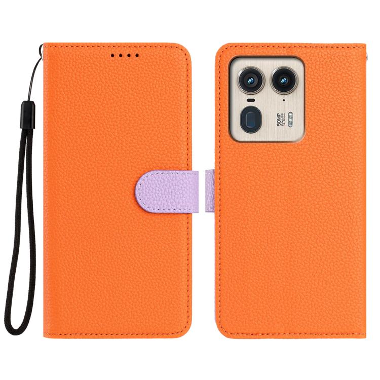 For Motorola Moto X50 Ultra / Edge 50 Ultra Detachable Litchi Texture Magnetic Vegan Leather Phone Case