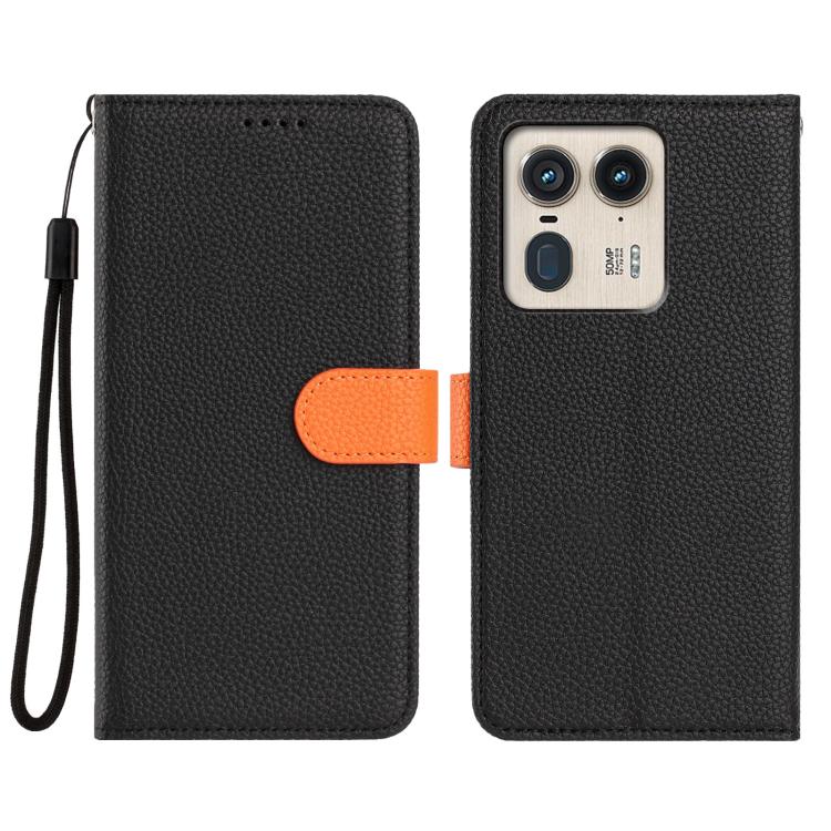 For Motorola Moto X50 Ultra / Edge 50 Ultra Detachable Litchi Texture Magnetic Vegan Leather Phone Case