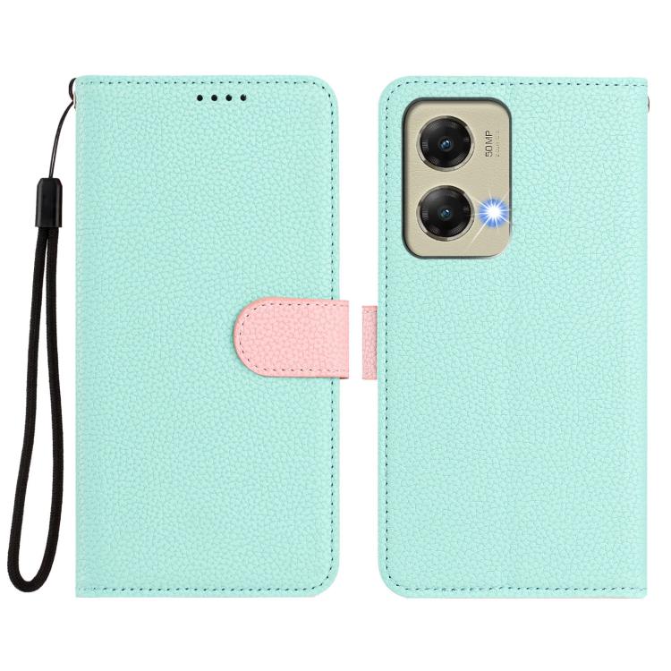 For Motorola Moto G Stylus 5G 2024 Detachable Litchi Texture Magnetic Vegan Leather Phone Case