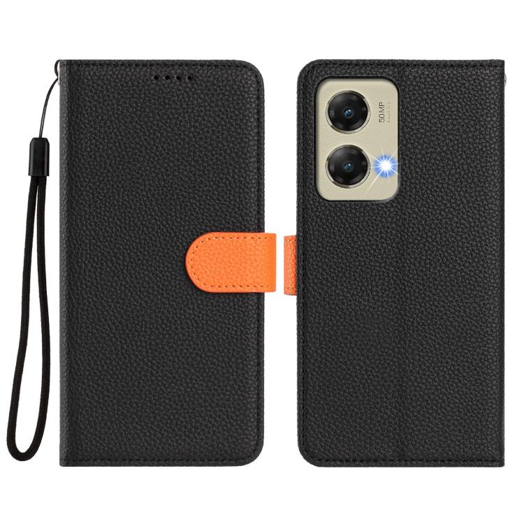 For Motorola Moto G Stylus 5G 2024 Detachable Litchi Texture Magnetic Vegan Leather Phone Case