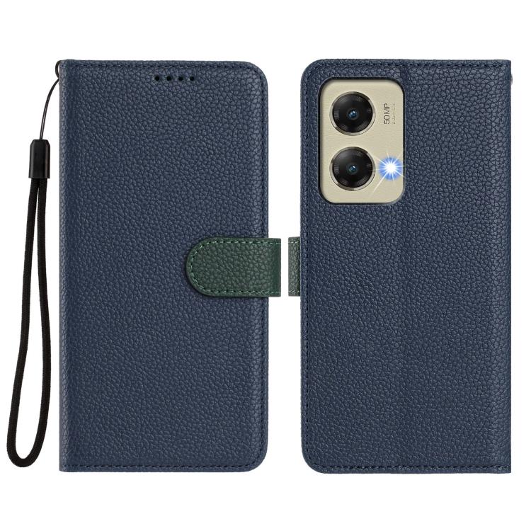 For Motorola Moto G Stylus 5G 2024 Detachable Litchi Texture Magnetic Vegan Leather Phone Case