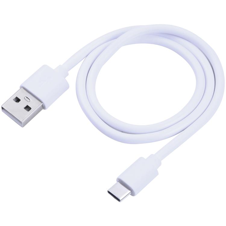 USB to USB-C / Type-C Copper Core Charging Cable, Length:2m - White