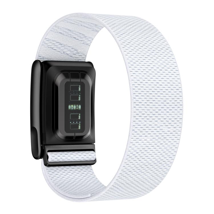 For WHOOP 5.0 Electrocardiogram Elastic Force Decorative Design Nylon Watch Band