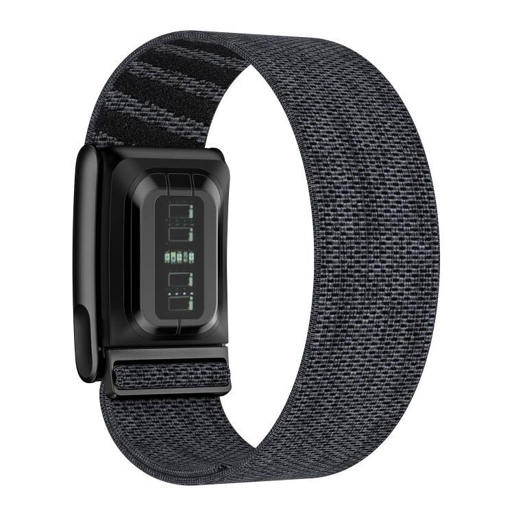 For WHOOP 5.0 Electrocardiogram Elastic Force Decorative Design Nylon Watch Band