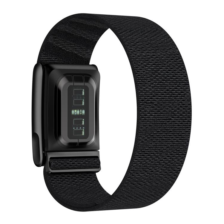 For WHOOP 5.0 Electrocardiogram Elastic Force Decorative Design Nylon Watch Band