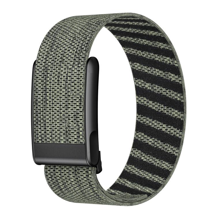For WHOOP 5.0 Electrocardiogram Elastic Force Decorative Design Nylon Watch Band