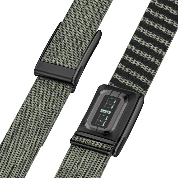 For WHOOP 5.0 Electrocardiogram Elastic Force Decorative Design Nylon Watch Band