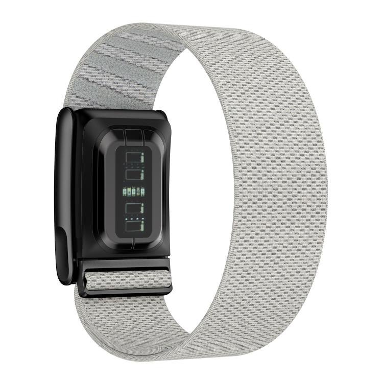 For WHOOP 5.0 Electrocardiogram Elastic Force Decorative Design Nylon Watch Band