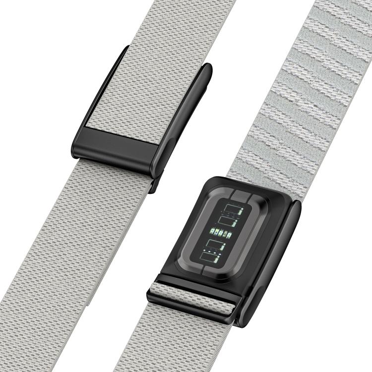 For WHOOP 5.0 Electrocardiogram Elastic Force Decorative Design Nylon Watch Band
