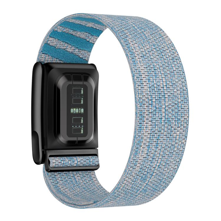 For WHOOP 5.0 Electrocardiogram Elastic Force Decorative Design Nylon Watch Band