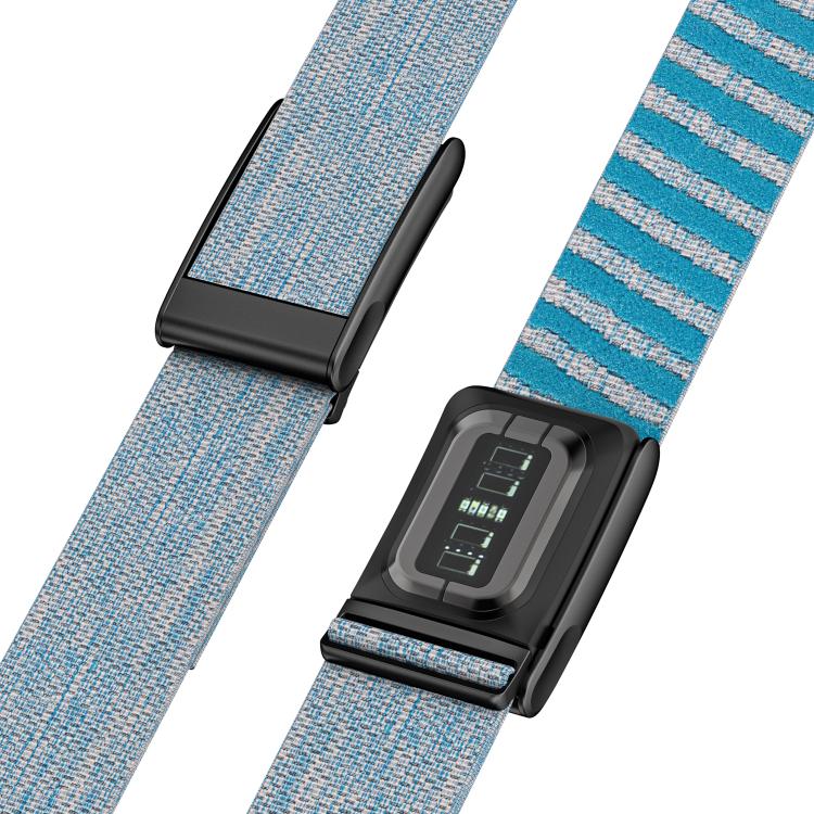For WHOOP 5.0 Electrocardiogram Elastic Force Decorative Design Nylon Watch Band