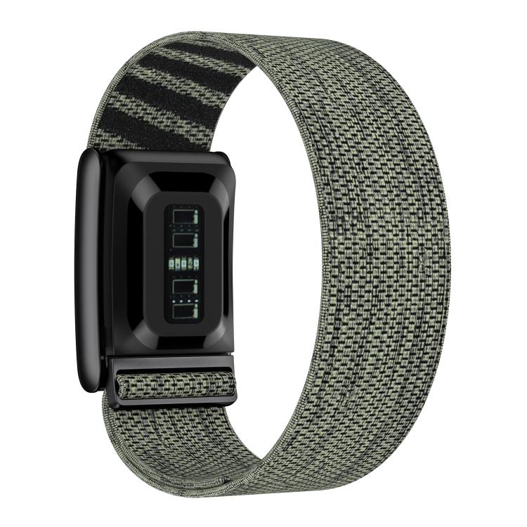 For WHOOP 5.0 Regular Elastic Force Decorative Design Nylon Watch Band