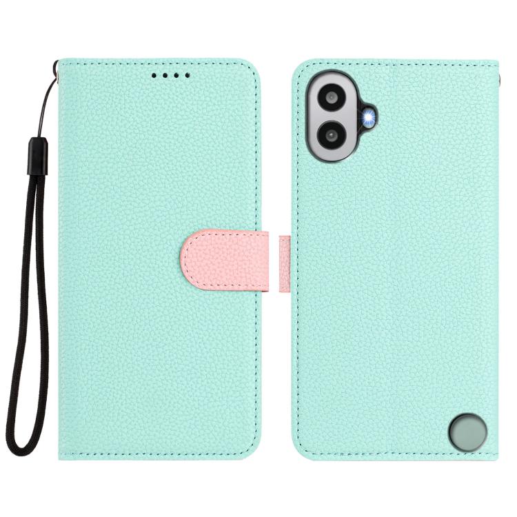For Nothing CMF Phone 1 Detachable Litchi Texture Magnetic Vegan Leather Phone Case