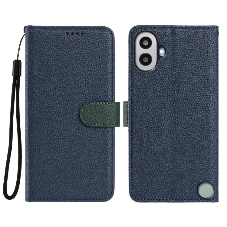 For Nothing CMF Phone 1 Detachable Litchi Texture Magnetic Vegan Leather Phone Case