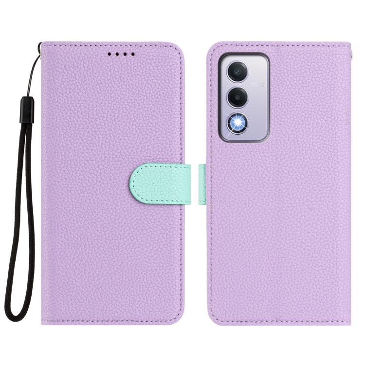 For OPPO A3 Pro Global / A3 Energy Detachable Litchi Texture Magnetic Vegan Leather Phone Case