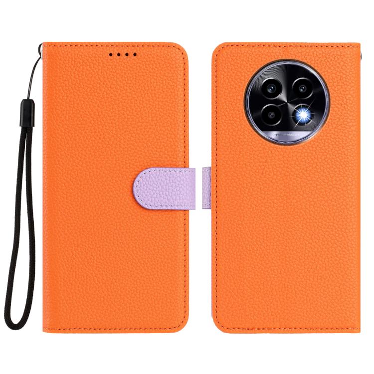 For Realme 13 Pro / 13 Pro+ 5G Detachable Litchi Texture Magnetic Vegan Leather Phone Case