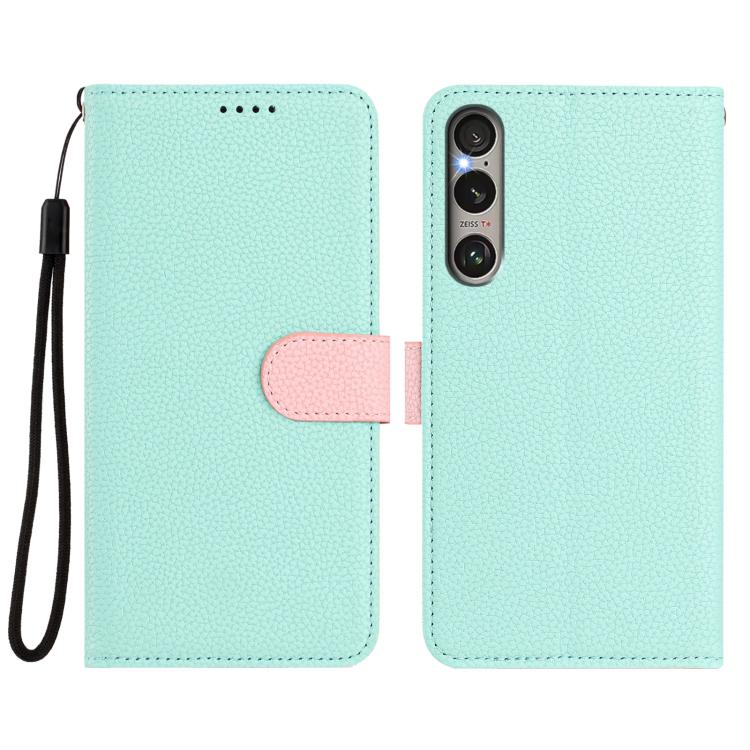 For Sony Xperia 1 VI Detachable Litchi Texture Magnetic Vegan Leather Phone Case