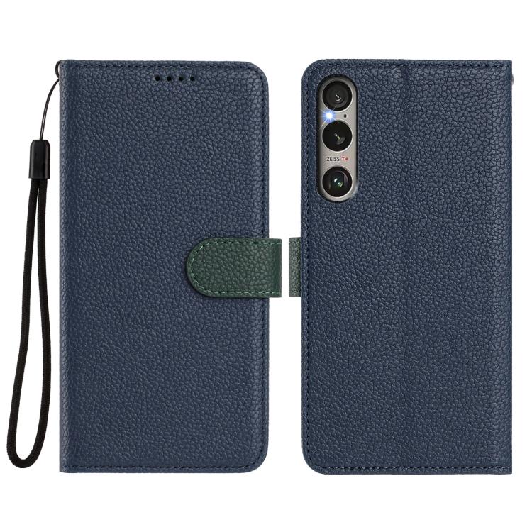 For Sony Xperia 1 VI Detachable Litchi Texture Magnetic Vegan Leather Phone Case