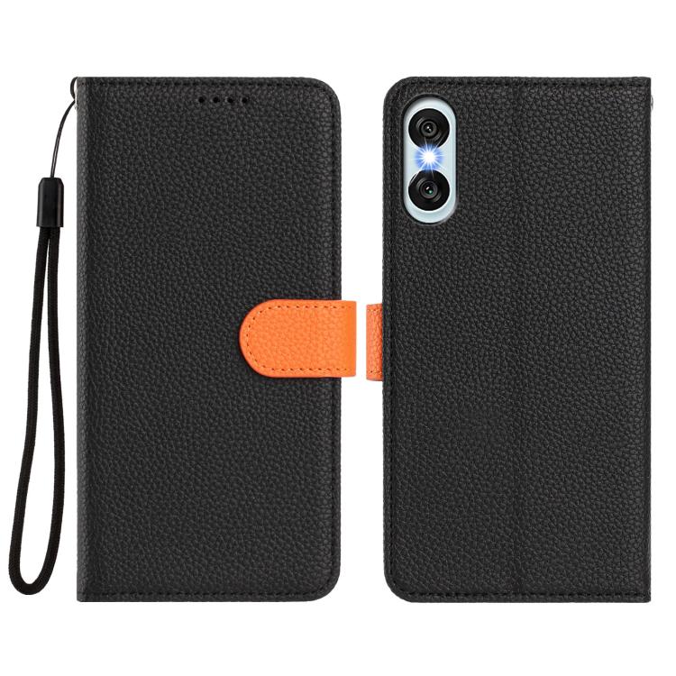 For Sony Xperia 10 VI Detachable Litchi Texture Magnetic Vegan Leather Phone Case