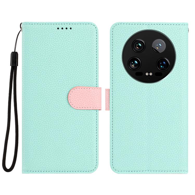 For Xiaomi 14 Ultra Detachable Litchi Texture Magnetic Vegan Leather Phone Case