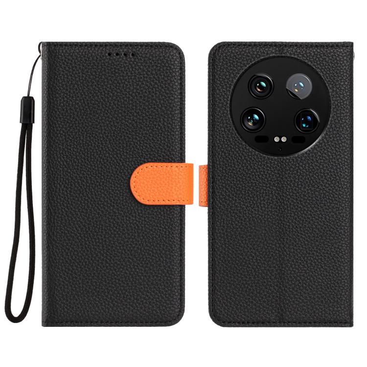 For Xiaomi 14 Ultra Detachable Litchi Texture Magnetic Vegan Leather Phone Case
