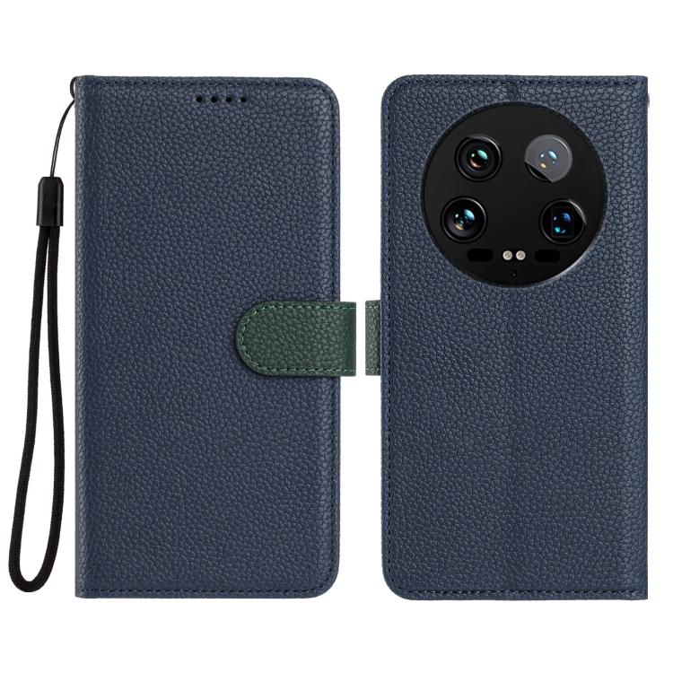 For Xiaomi 14 Ultra Detachable Litchi Texture Magnetic Vegan Leather Phone Case
