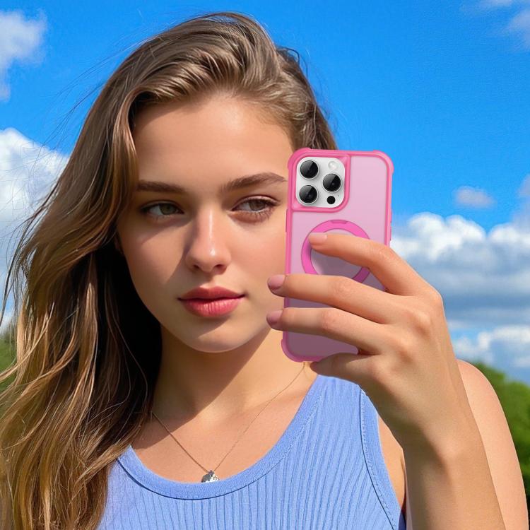 For iPhone 13 Pro Rotating Pivot Bracket Magnetic Phone Case
