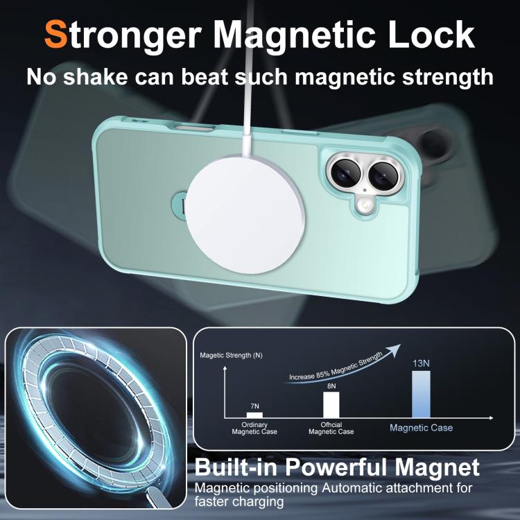 For iPhone 16 Rotating Pivot Bracket Magnetic Phone Case