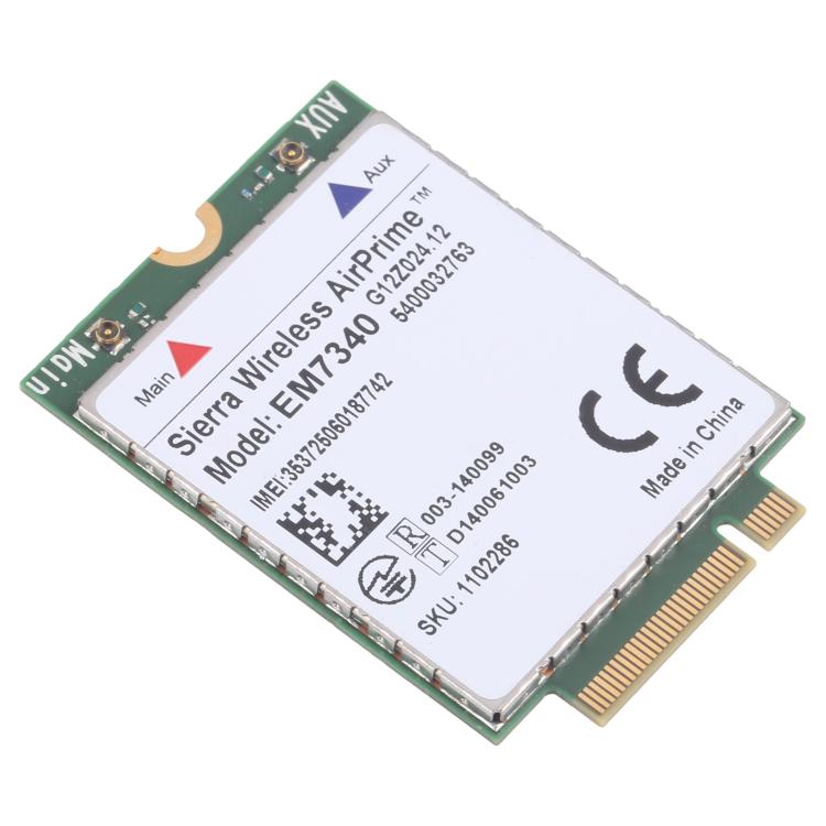 EM7340 4G WWAN LTE/HSPA+ M.2 Wireless Module For M.2 Machine, Not Support HP/Lenovo Laptops