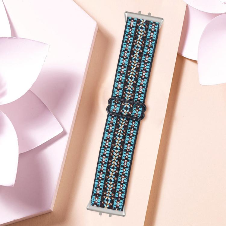 For Honor Watch X5 Ethnic Style Elastic Nylon Watch Band