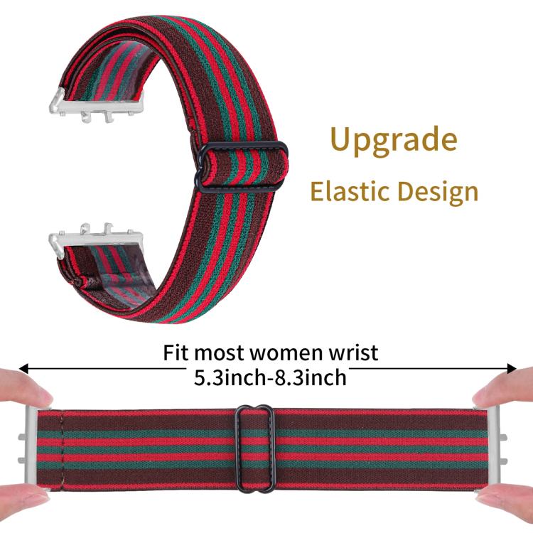 For Honor Watch X5 Ethnic Style Elastic Nylon Watch Band