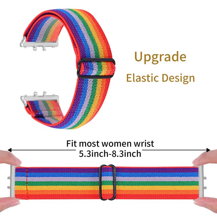 For Honor Watch X5 Ethnic Style Elastic Nylon Watch Band