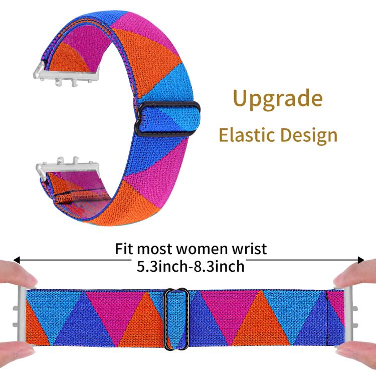 For Honor Watch X5 Ethnic Style Elastic Nylon Watch Band