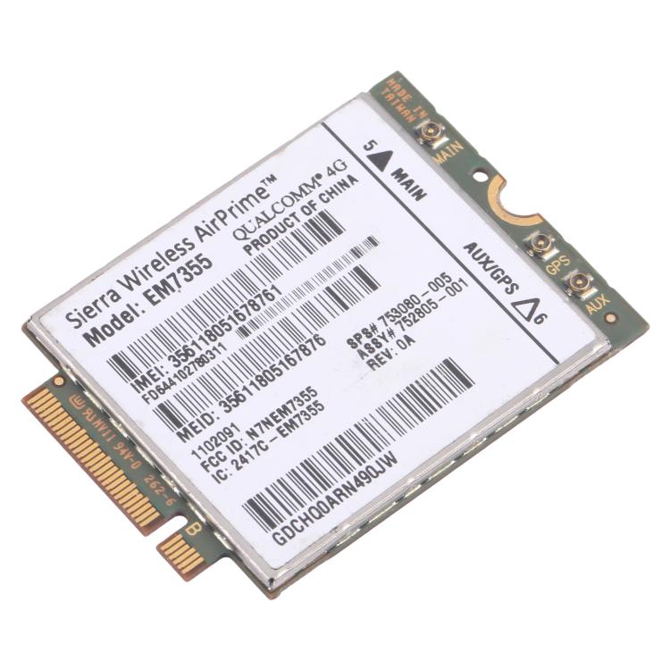 EM7355 Gobi5000 WWAN 4G LTE 753080-005 For HP EliteBook 820 840 850 G1
