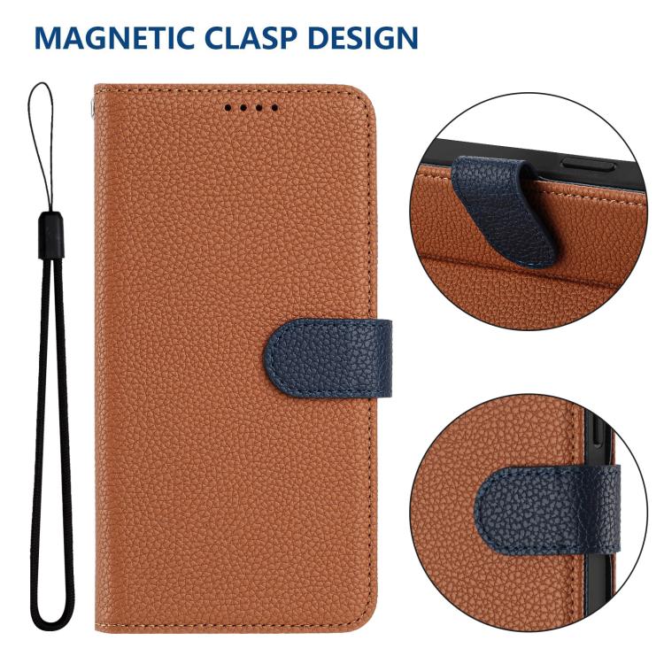 For Honor 200 Pro Detachable Litchi Texture Magnetic Vegan Leather Phone Case