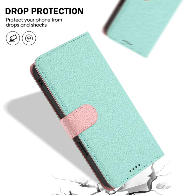 For Honor X9b / Magic6 Lite Detachable Litchi Texture Magnetic Vegan Leather Phone Case