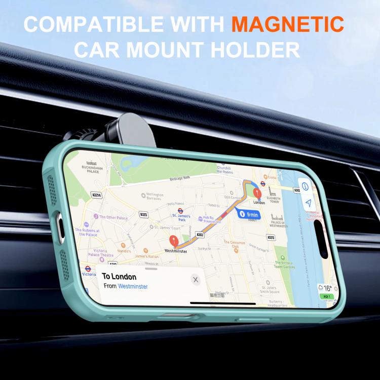 For iPhone 17 Pro Max Rotating Pivot Bracket Magnetic Phone Case