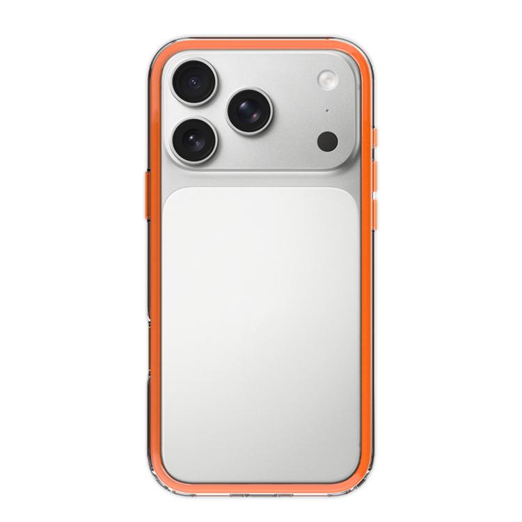 For iPhone 17 Pro Max Buffered TPU Hybrid PC Phone Frame with AI Camera Button