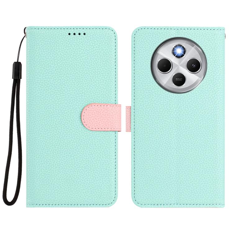 For Redmi 14C 4G / 14R 5G / Poco C75 Detachable Litchi Texture Magnetic Vegan Leather Phone Case